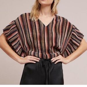 Anthropologie Vanessa Virginia Bienville
Ruffle Sleeve Top